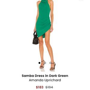 Amanda Uprichard Samba Dress in Green